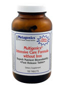 Multigenics Intensive Care without Iron
