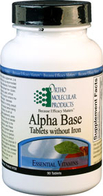 Alpha Base Tablets w/o Iron